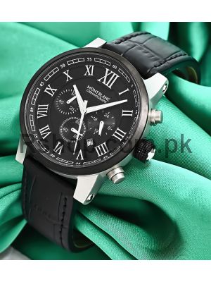 MontBlanc Roman Black Dial Watch Price in Pakistan