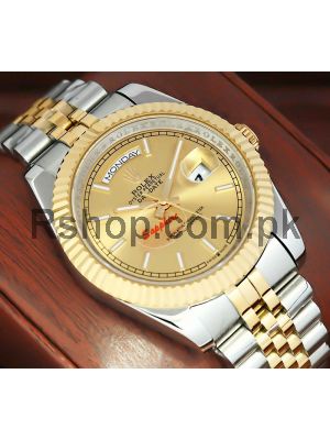 Rolex Day-Date Champagne Gold Dial Two-Tone Watch 2021 Price in Pakistan