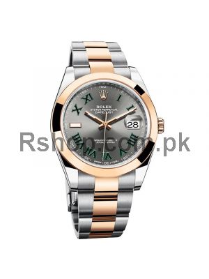 Rolex Datejust Wimbledon Two Tone Swiss Watch Price in Pakistan